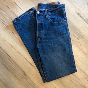 Levi straight leg denim jeans